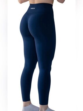 Aurola High-Waist Navy Leggings for Women